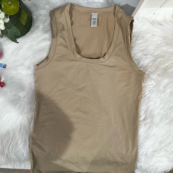 NEW Bundle Anthro J. Crew Multicolored Solid + Floral Basic Scoop Tank Tops XS/S - Picture 11 of 16